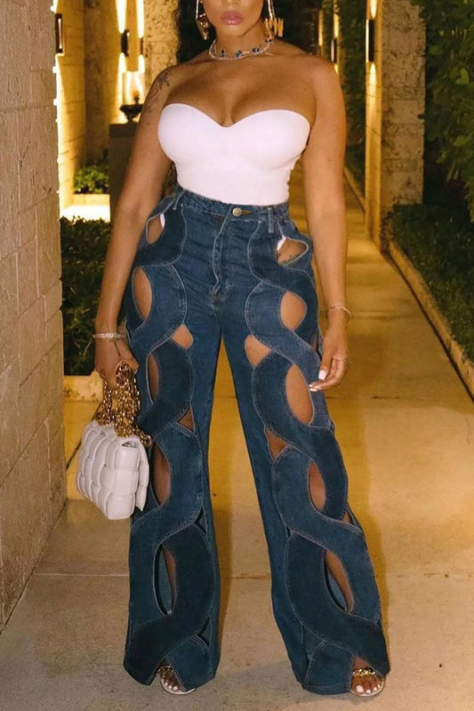 Aaliyah Cut Out Jeans