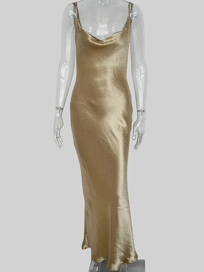 Isadora Luxe Satin Dress