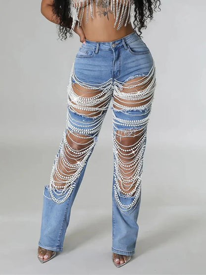 Xena Plus Size Pearl Jeans